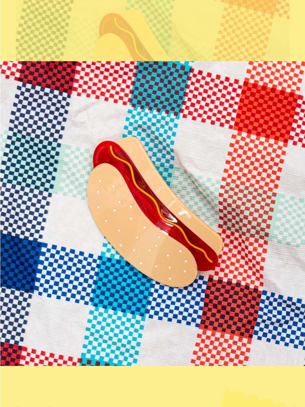 Jenny Lemons Hot Dog French Barrette